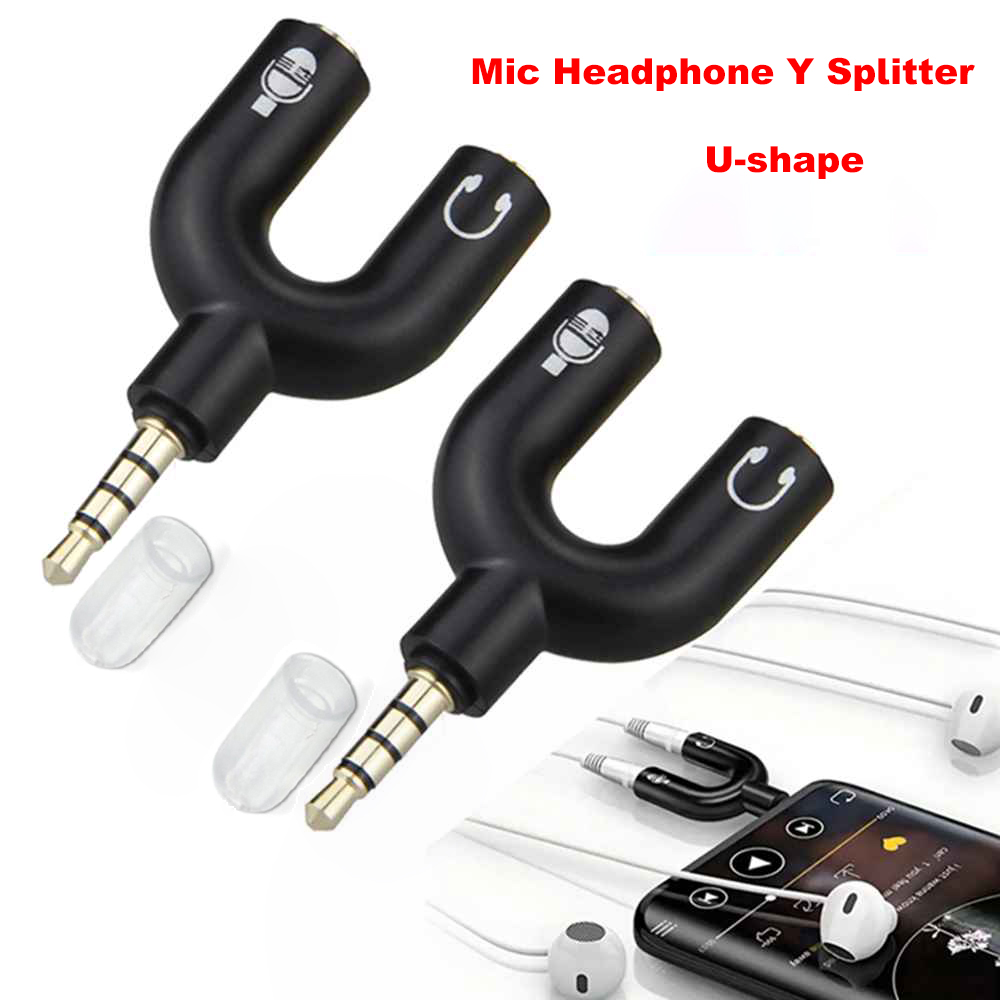 Laptop Accessories Headphones - 3,5 mm rozdzielacz mikrofonu słuchawkowego Adapter