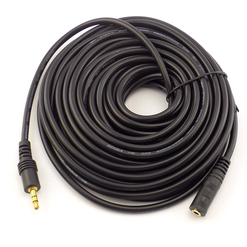 Laptop Accessories Headphones - 1.5/3/5/10M 3.5mm Stereo męski na żeński