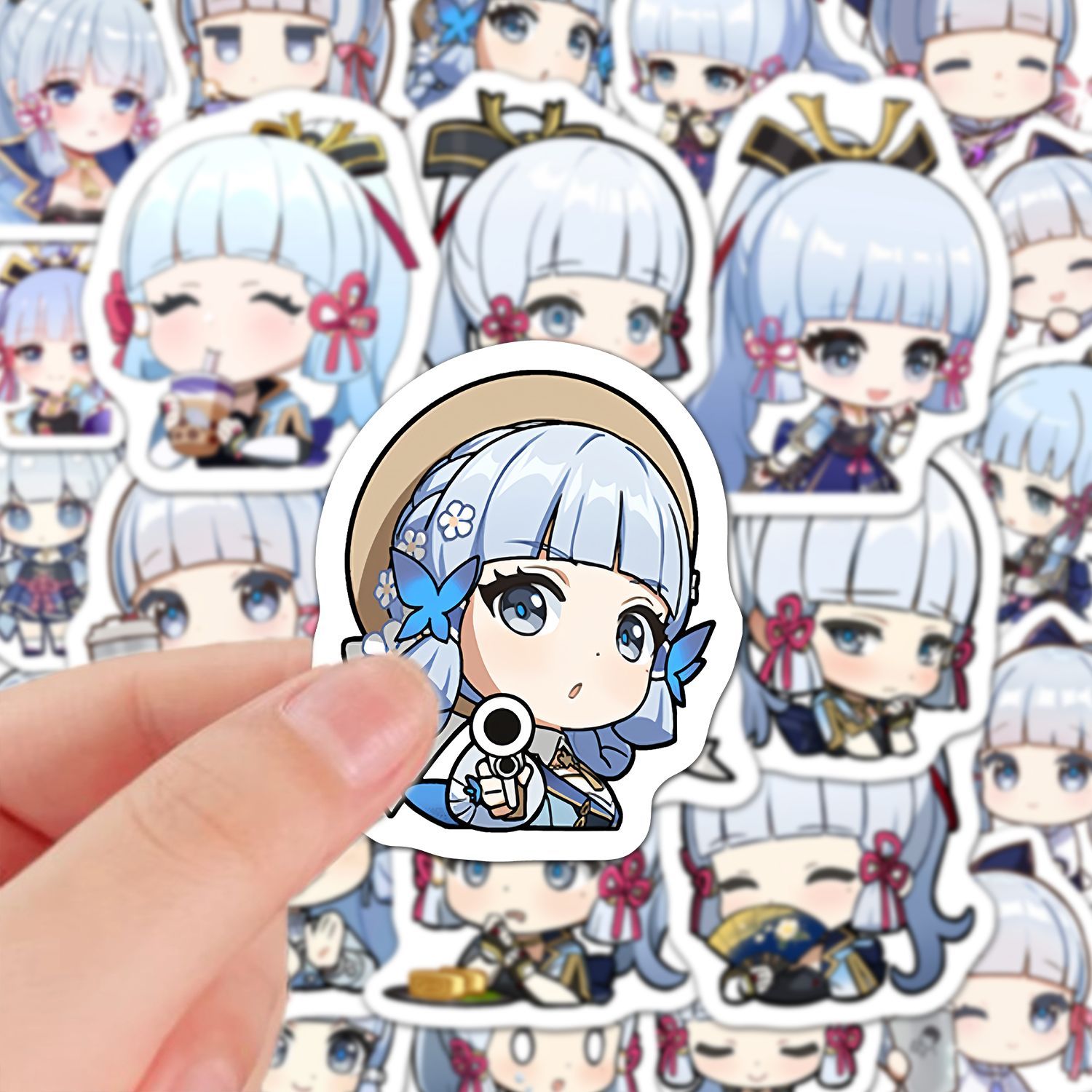 Laptop Accessory - Kamisato Ayaka 60 szt. Naklejki Anime