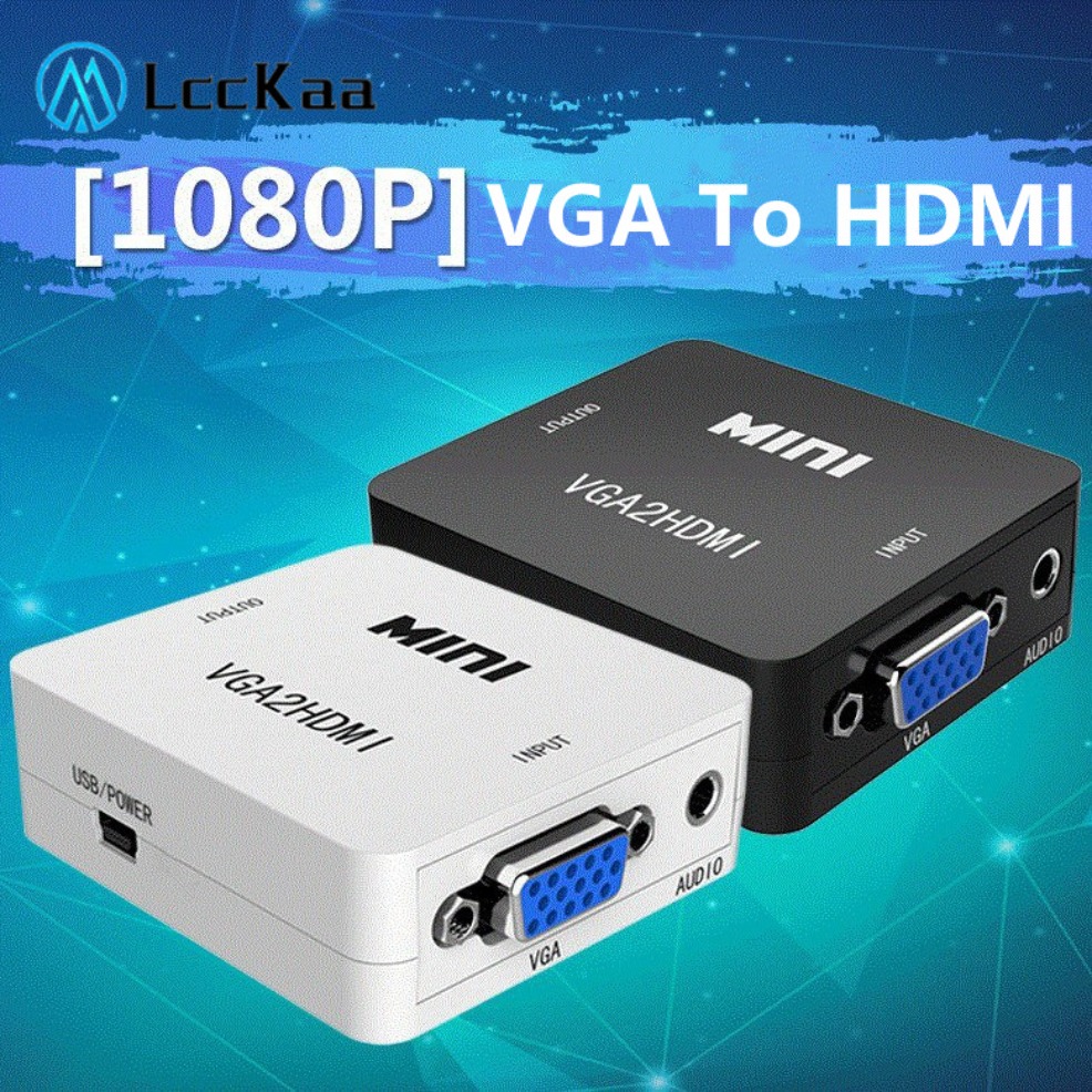 Hdmi Vga Adapter - Konwerter VGA na HDMI Konwerter VGA
