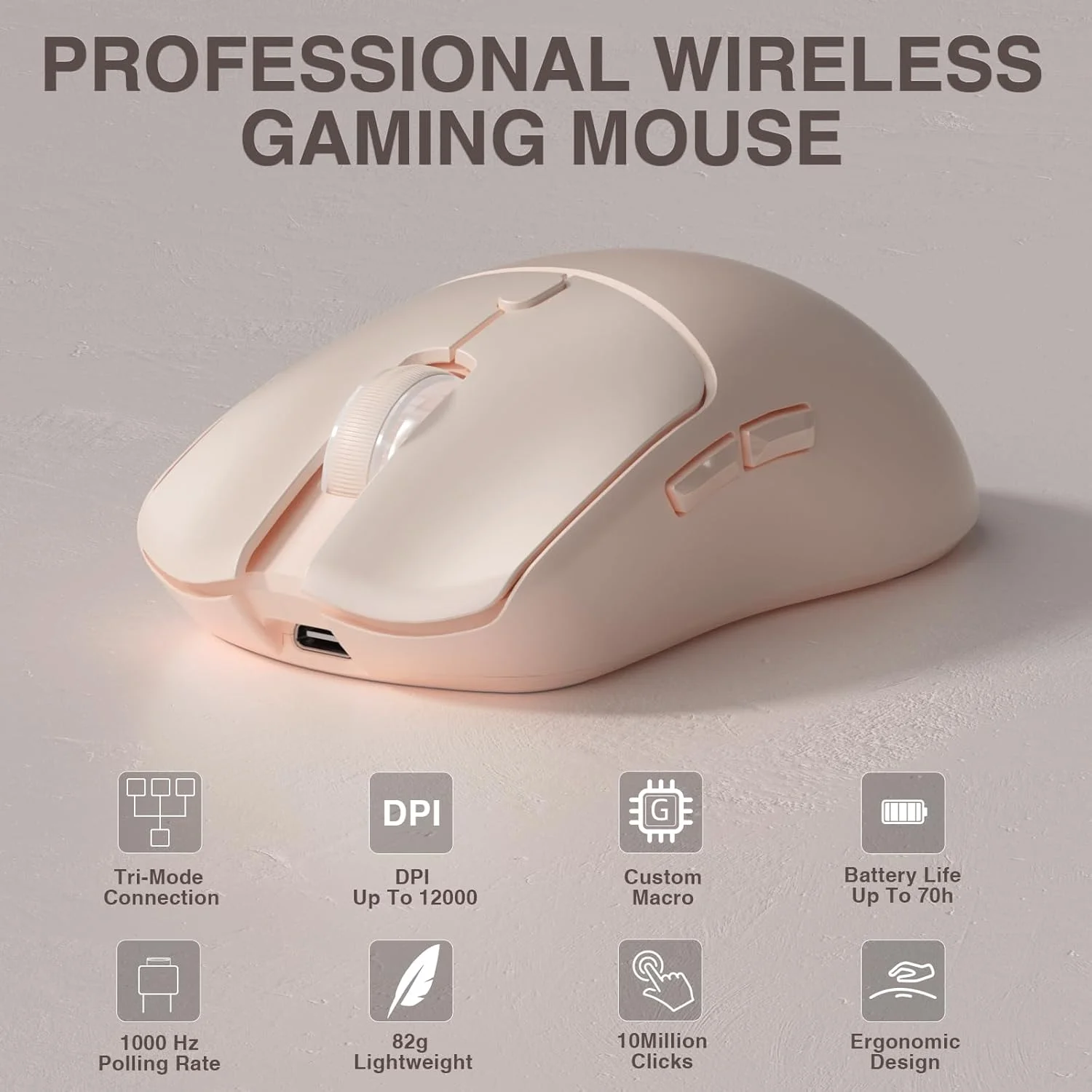 Laptop Ergonomic Accessories - AULA SC580X Bezprzewodowa mysz gamingowa z