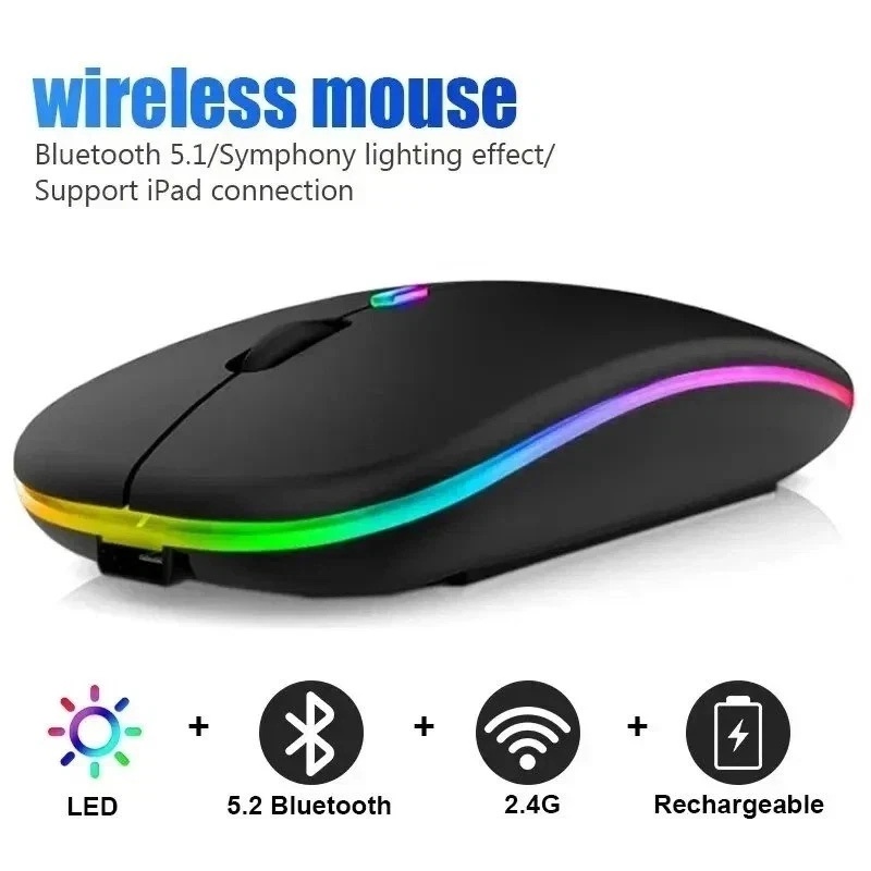 Mini Wireless Mouse - Mysz Bezprzewodowa Bluetooth Dual Mode Wygodny