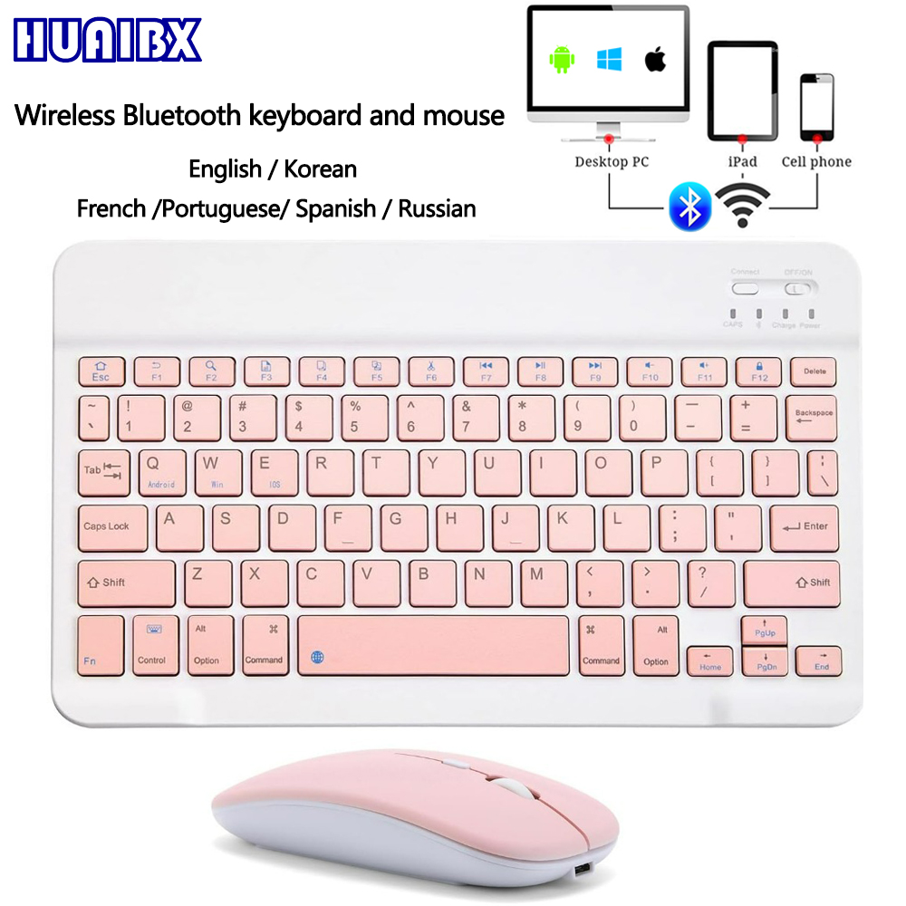Mini Wireless Mouse - 10-calowa bezprzewodowa mini klawiatura Bluetooth do