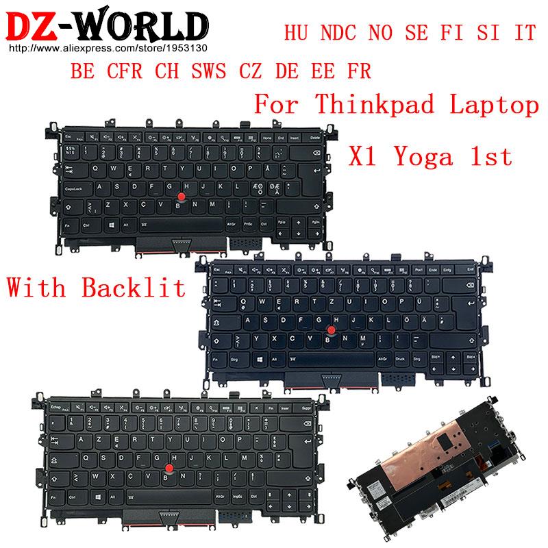 Yoga Laptop Accessories - Podświetlana klawiatura do laptopa Lenovo Thinkpad