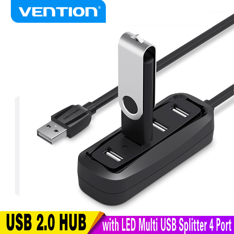 Laptop Electronics Accessories - Vention USB 2.0 HUB 4-portowy z