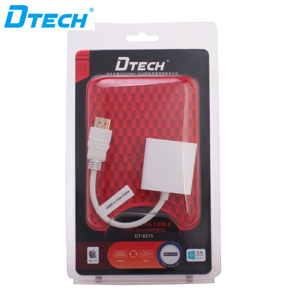 Hdmi Vga Adapter - 3 SZT. DTECH Fabryczna Sprzedaż Bezpośrednia