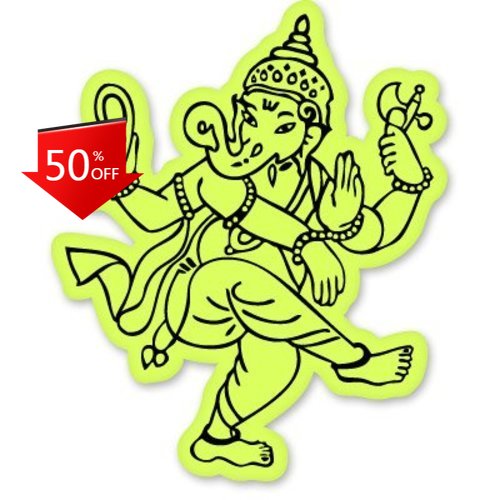 Laptop Unique Accessories - Ganesh Ganesha Tańczący Fajny Samochód Łódź