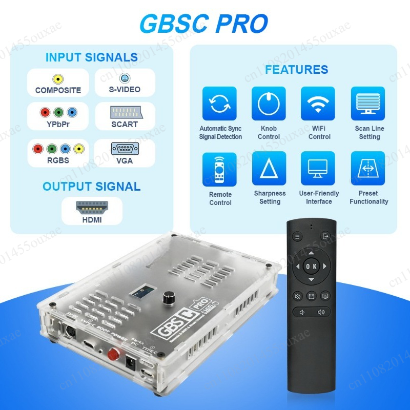 Hdmi Vga Adapter - Konwerter sygnału GBSC RGBS Adapter wideo
