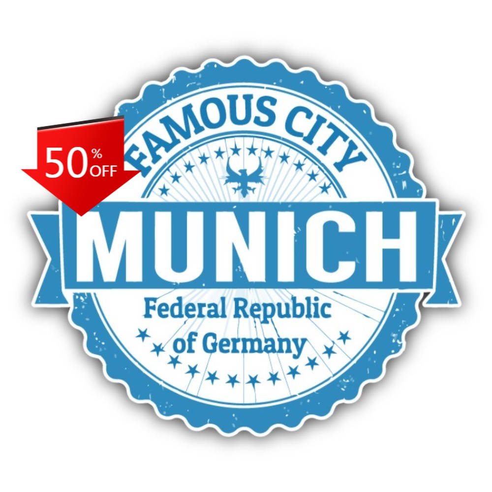 Laptop Unique Accessories - München Niemcy Grunge Zabawny Samochód Laptop