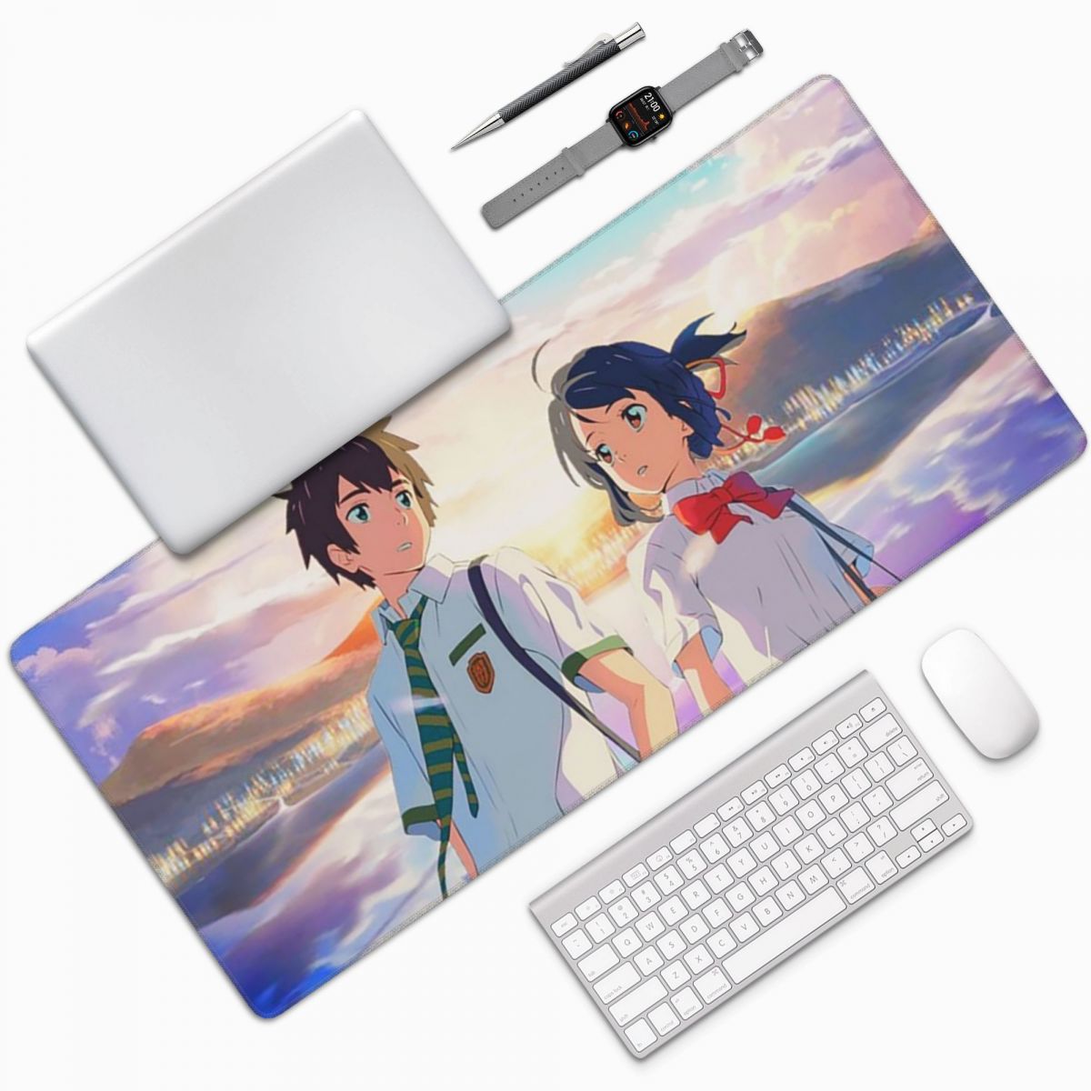 Laptop Accessories Name - Japońskie Anime Your Name Duża Podkładka