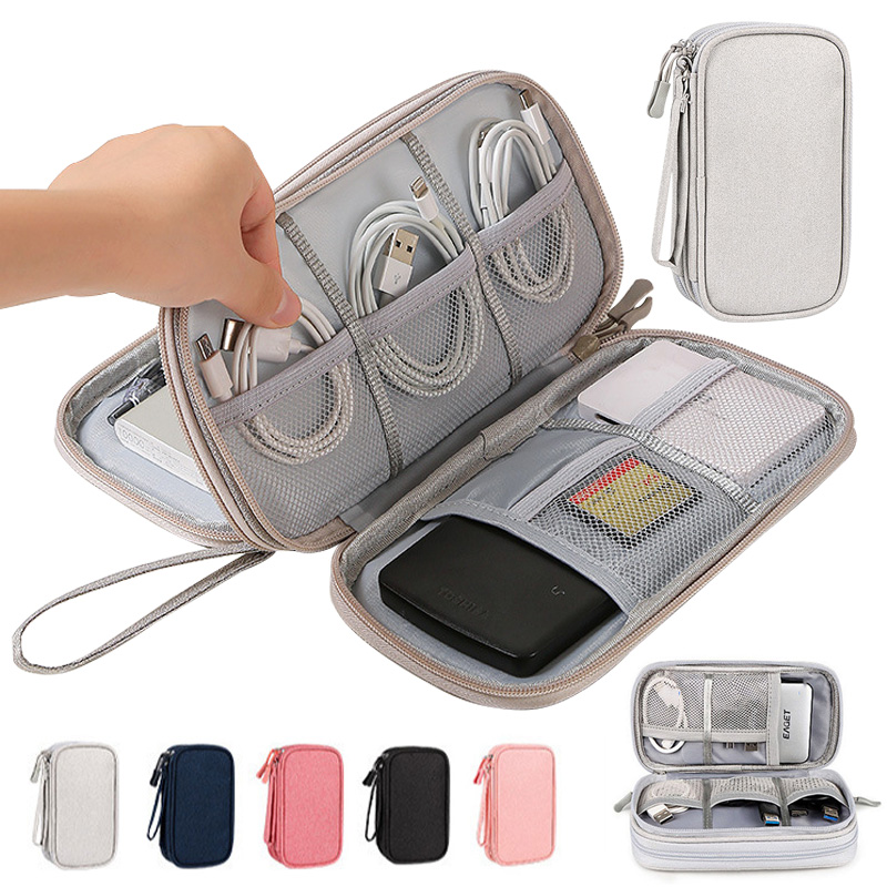 Cable Management Bag - Wielokolorowa Przenośna Torba Cyfrowa do Przechowywania