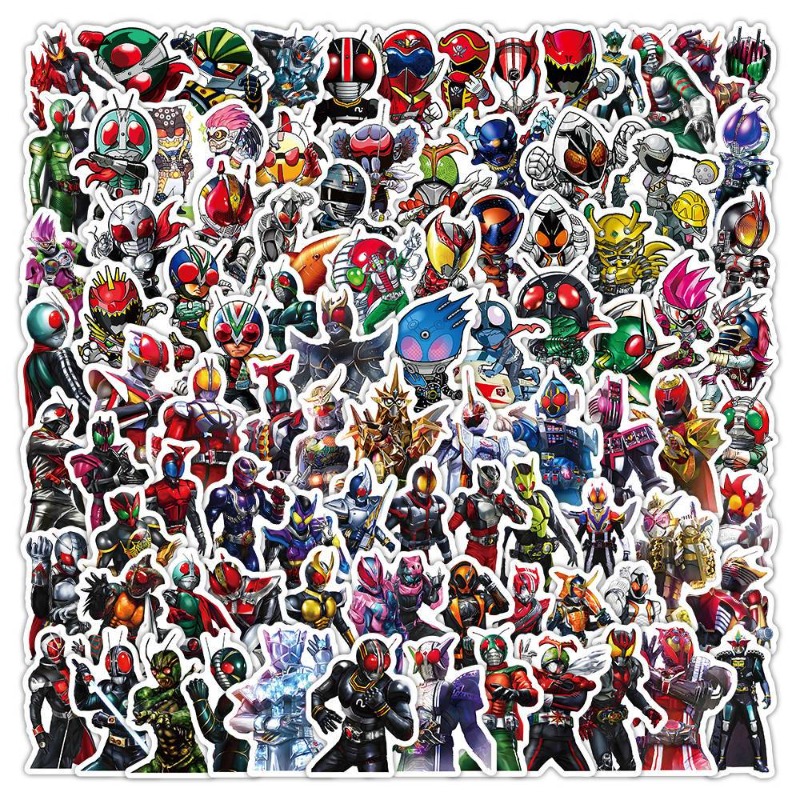 Laptop Accessory - 103 szt. Naklejki Kamen Rider Estetyczne,