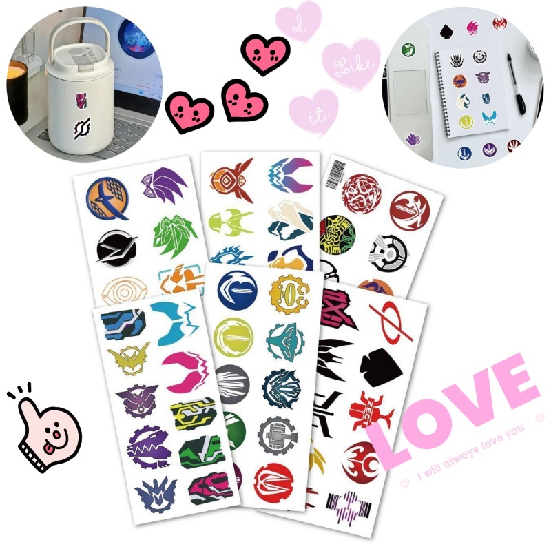 Laptop Accessory - 60 arkuszy naklejek z logo Kamen