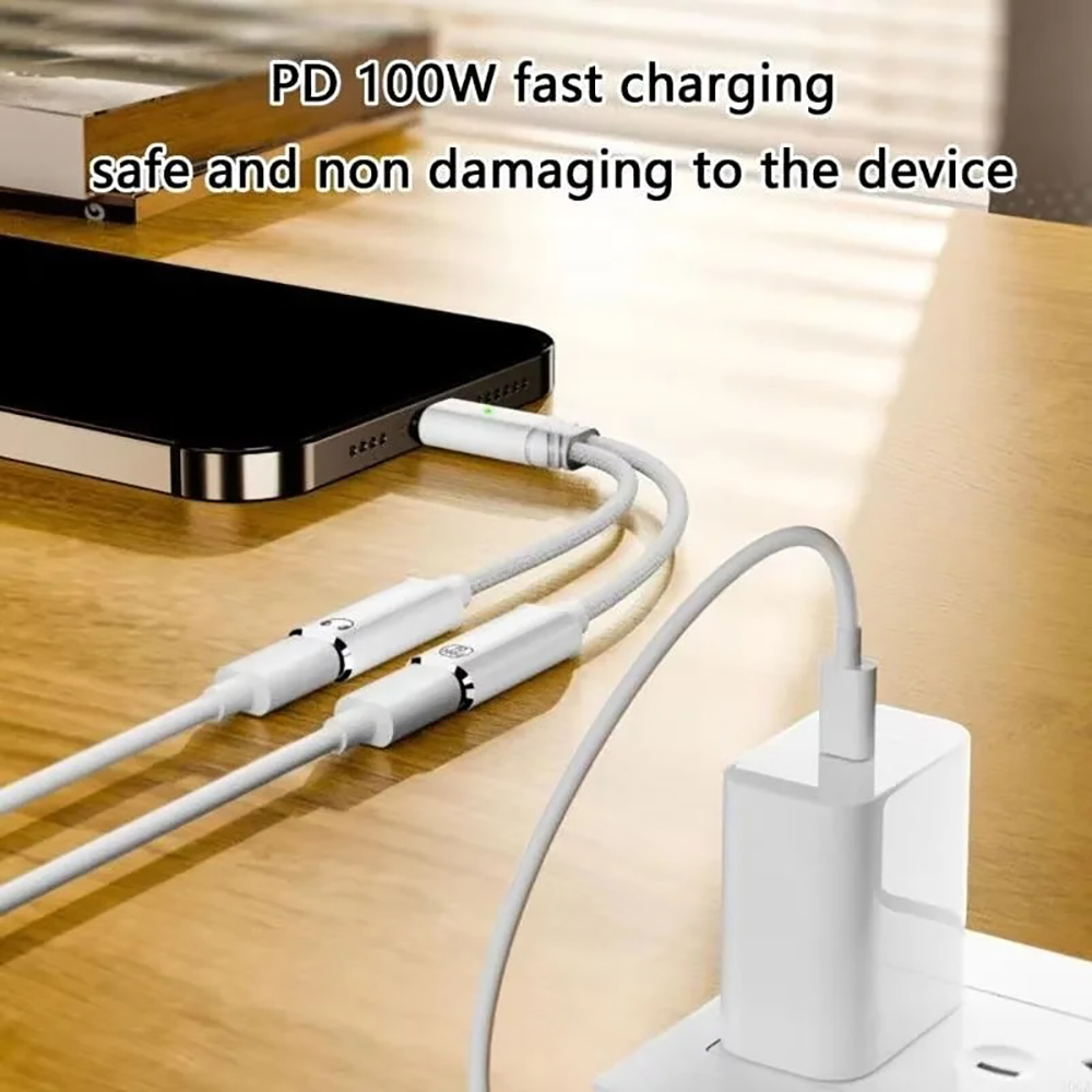 Adapter USB-C 2 w 1 z gniazdem – Laptop Accessories Headphones recenzja i cena