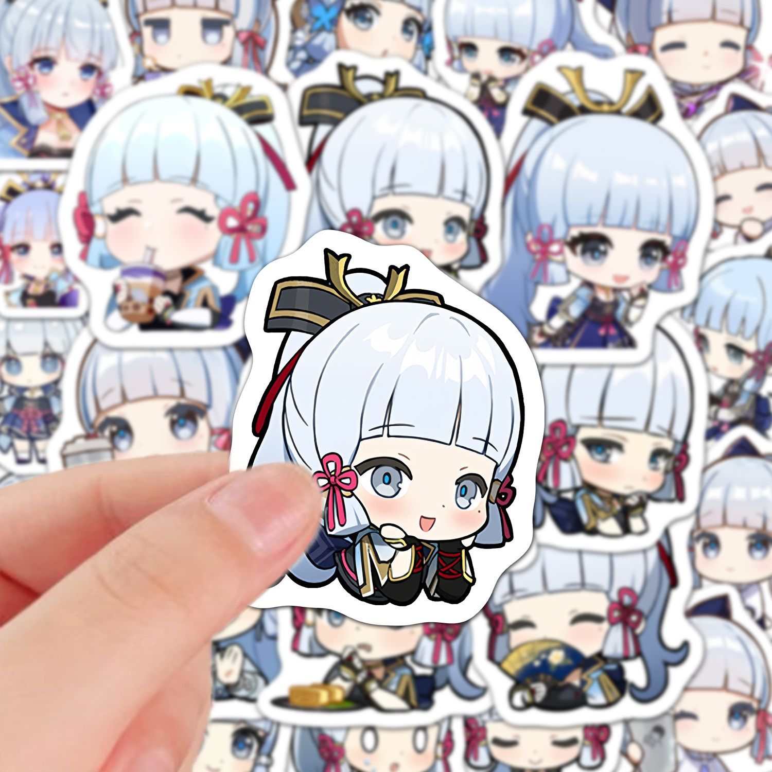 Kamisato Ayaka 60 szt. Naklejk – Laptop Accessory recenzja i cena