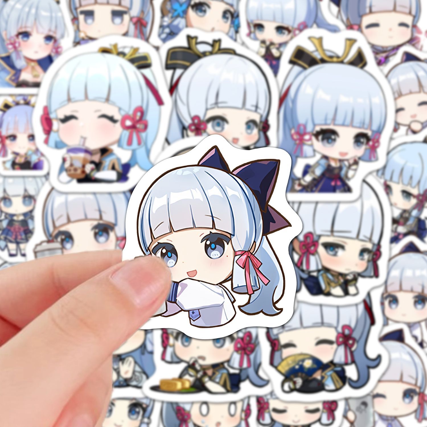 Kamisato Ayaka 60 szt. Naklejk – Laptop Accessory recenzja i cena