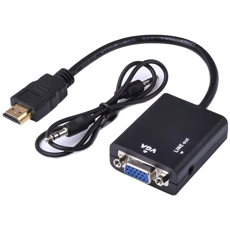 Konwerter HDMI na VGA z audio, – Hdmi Vga Adapter recenzja i cena