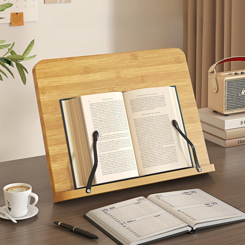 Drewniany stojak na książki, w – Laptop Ergonomic Accessories recenzja i cena