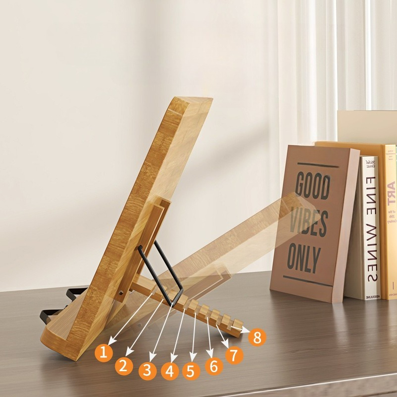 Drewniany stojak na książki, w – Laptop Ergonomic Accessories recenzja i cena