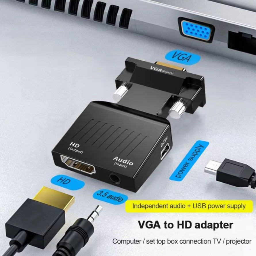 Konwerter VGA na HDMI 1080P mę – Hdmi Vga Adapter recenzja i cena