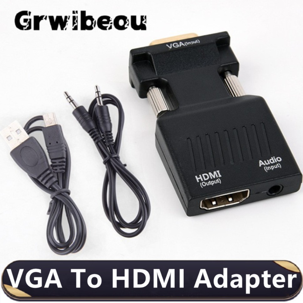 Konwerter 1080P VGA na HDMI z  – Hdmi Vga Adapter recenzja i cena