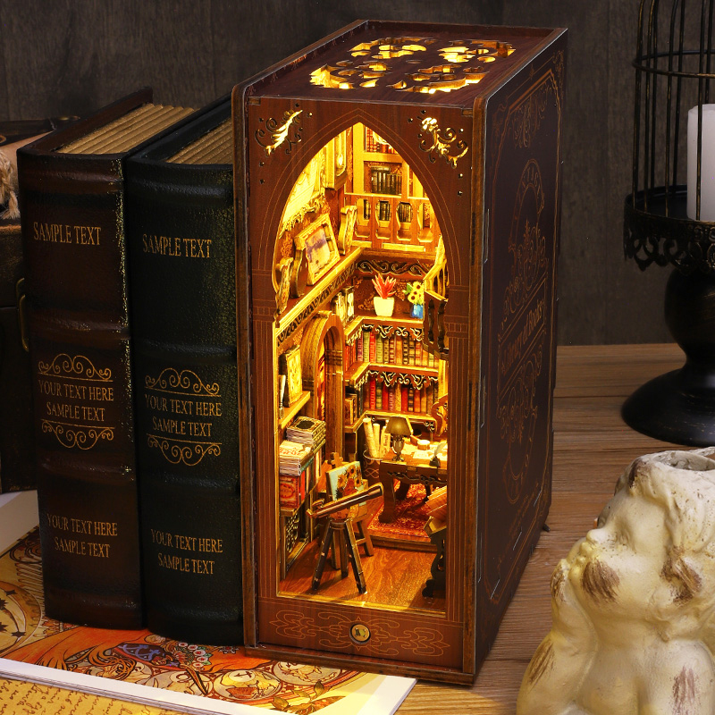 DIY Book Nook Shelf Insert Kit – Laptop Accessories Light recenzja i cena