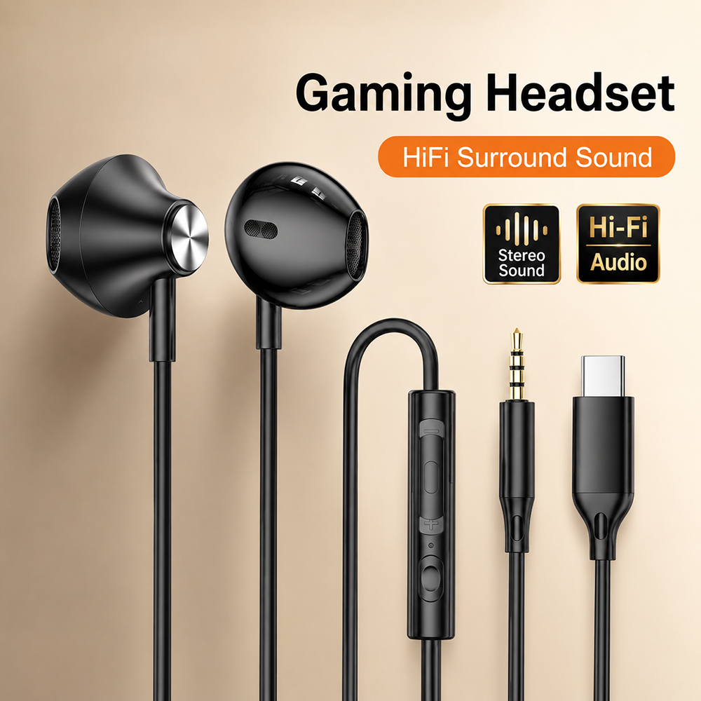 Słuchawki HiFi Surround z mocn – Laptop Accessories Headphones recenzja i cena