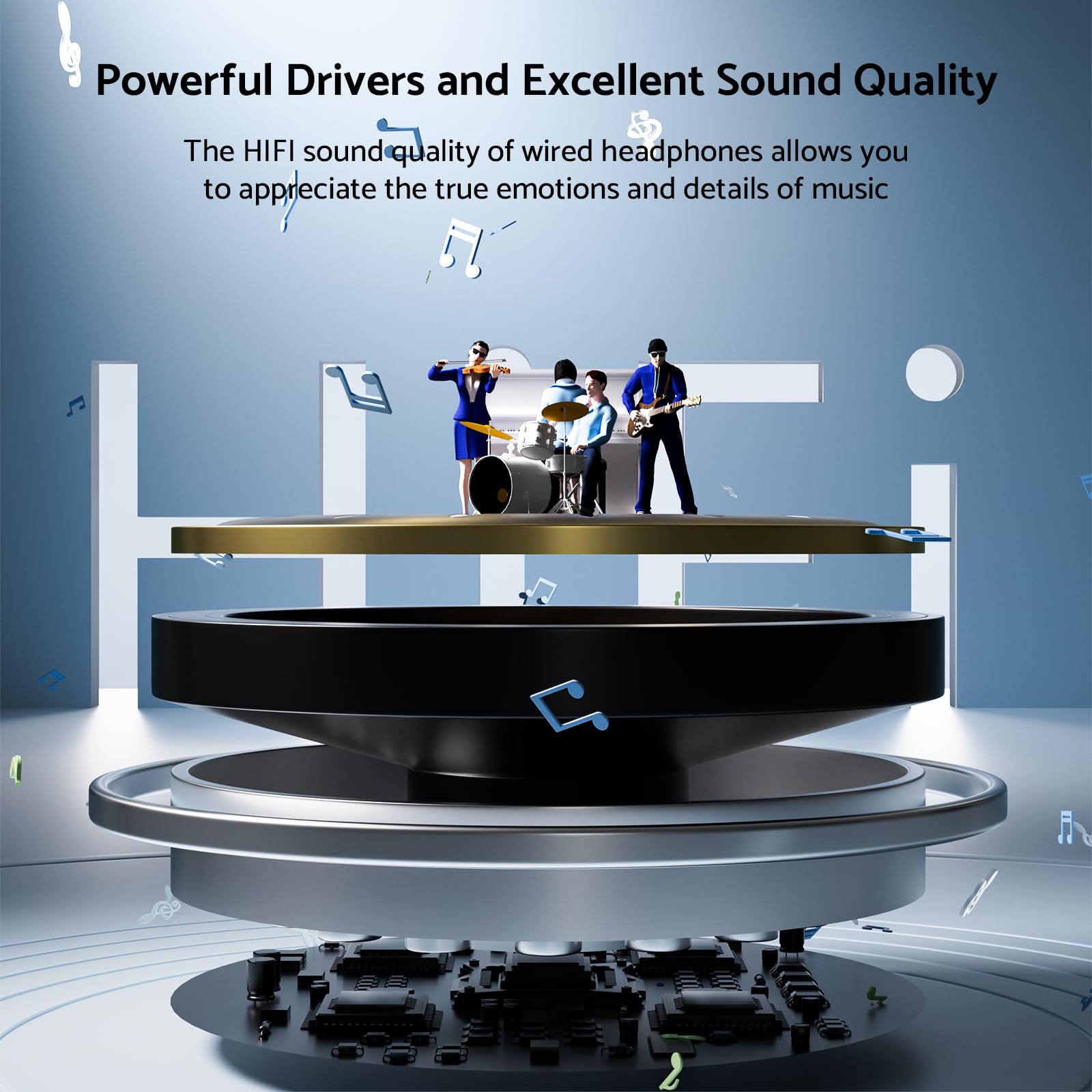 Słuchawki HiFi Surround z mocn – Laptop Accessories Headphones recenzja i cena