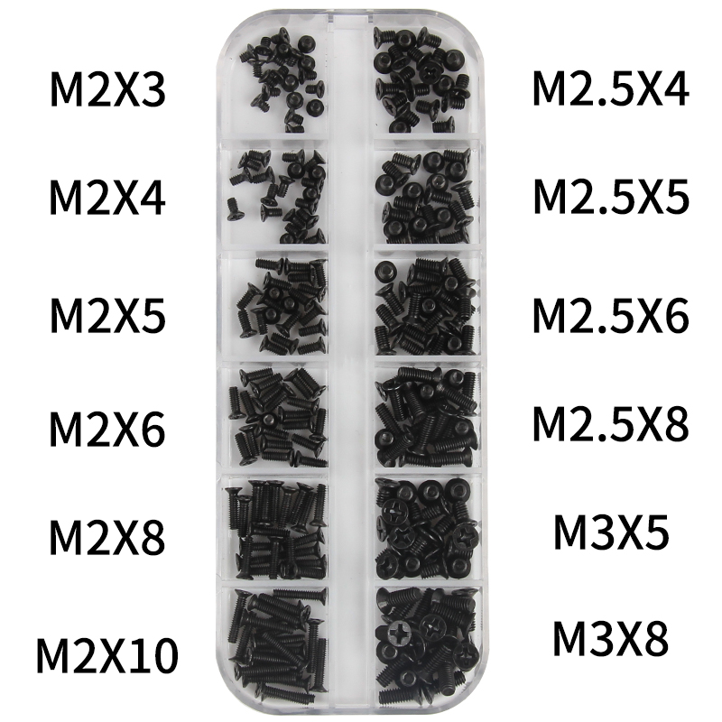 240szt M2 M2.5 M3 Zestaw śrub  – Laptop Electronics Accessories recenzja i cena