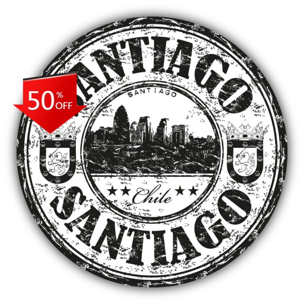 Santiago Chile Grunge Podróże  – Laptop Unique Accessories recenzja i cena