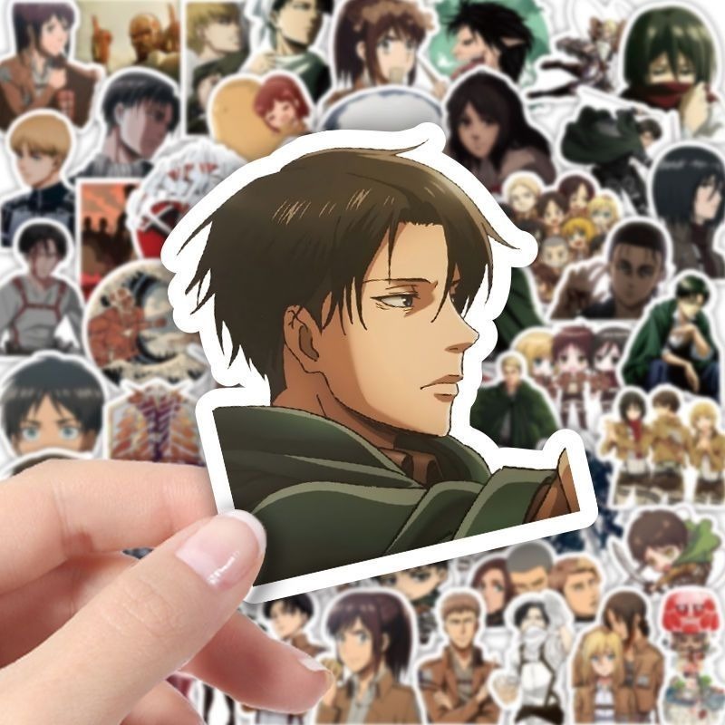 60 szt. Naklejek Anime Atak Ty – Laptop Accessory recenzja i cena