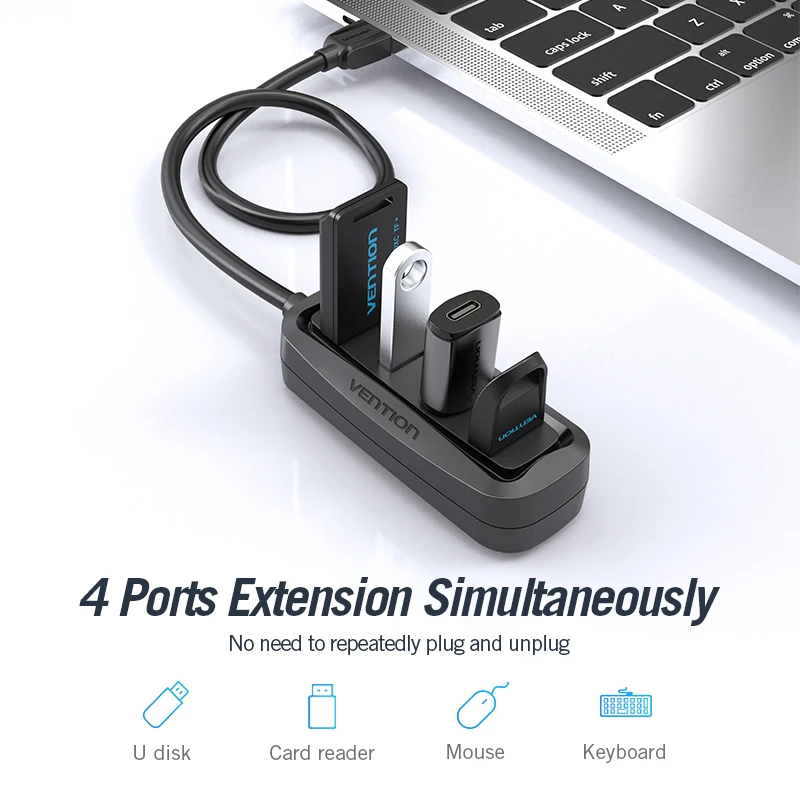 Vention USB 2.0 HUB 4-portowy  – Laptop Electronics Accessories recenzja i cena