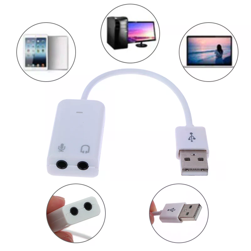 Adapter USB 2.0 3D 7.1 5HV2 z  – Laptop Accessories Headphones recenzja i cena