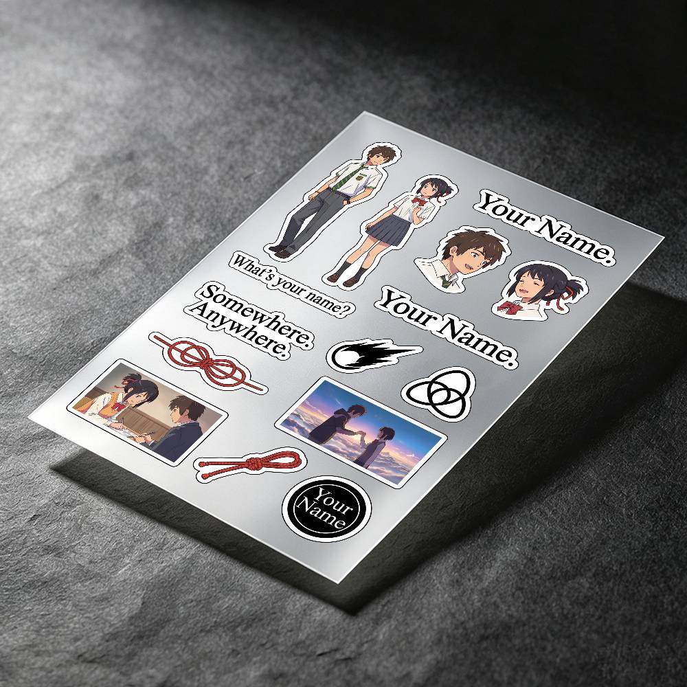 Naklejki Anime Your Name Mitsu – Laptop Accessories Name recenzja i cena