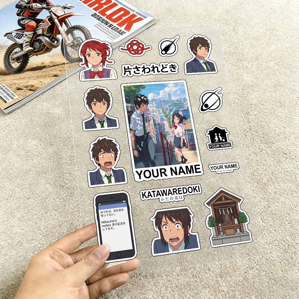 Naklejki Anime Your Name Mitsu – Laptop Accessories Name recenzja i cena