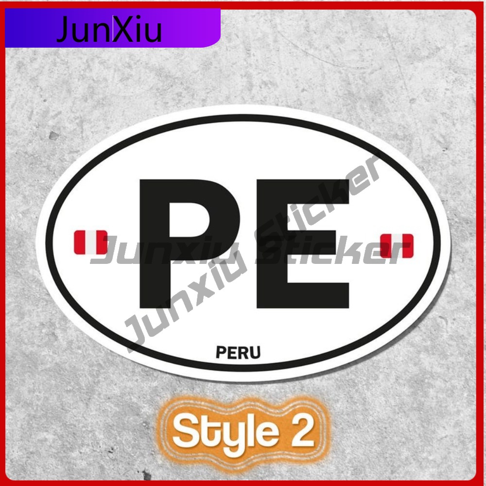 Peru PE Naklejka Owalna Flaga  – Laptop Unique Accessories recenzja i cena