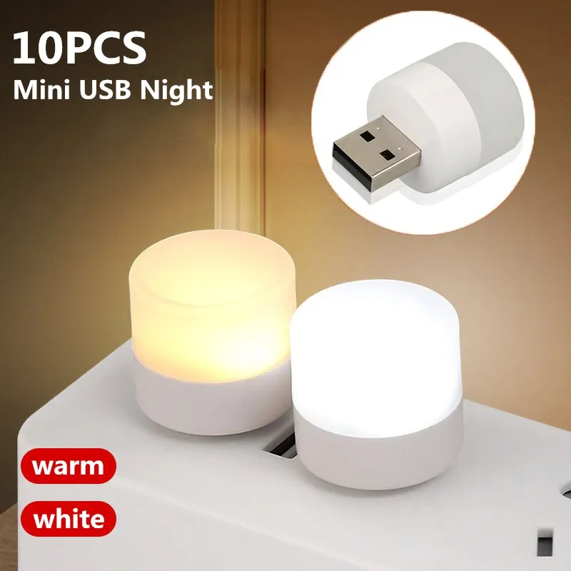 Mini Lampka Nocna USB Ciepła B – Laptop Accessories Light recenzja i cena