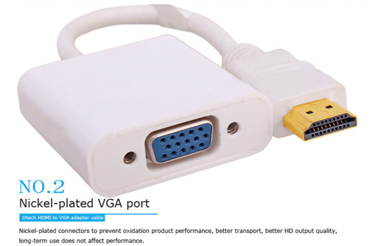 3 SZT. DTECH Fabryczna Sprzeda – Hdmi Vga Adapter recenzja i cena