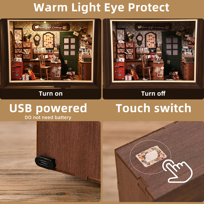 Zestaw Book Nook Vintage z Ośw – Laptop Accessories Light recenzja i cena