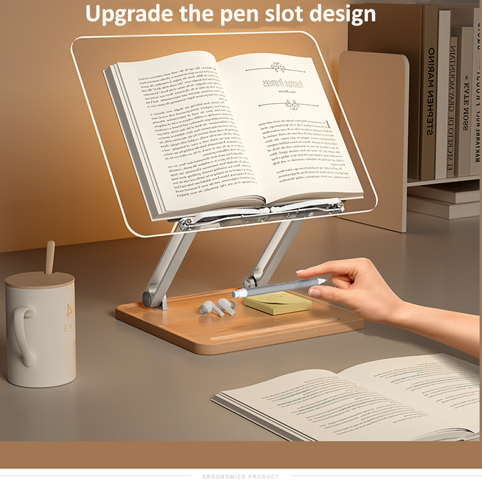 Drewniany stojak do czytania z – Laptop Ergonomic Accessories recenzja i cena