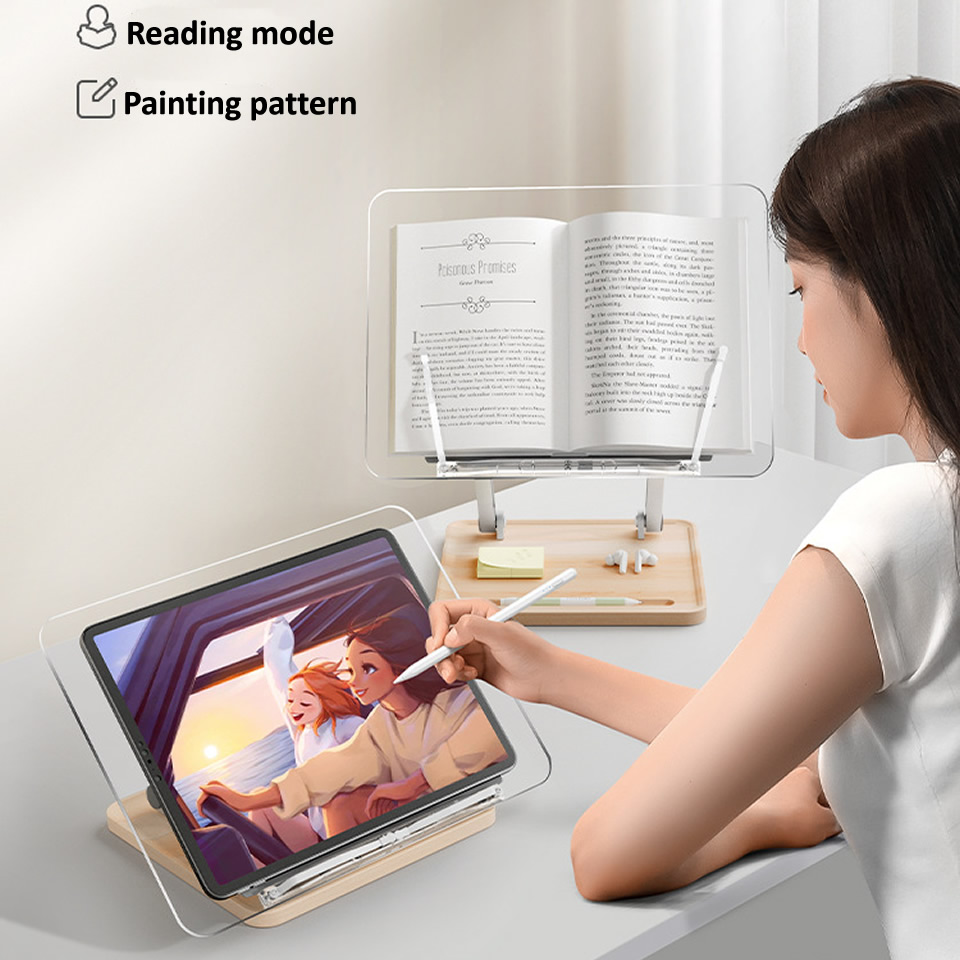 Drewniany stojak do czytania z – Laptop Ergonomic Accessories recenzja i cena