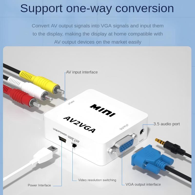 Konwerter AV na VGA 1080P, Ada – Hdmi Vga Adapter recenzja i cena