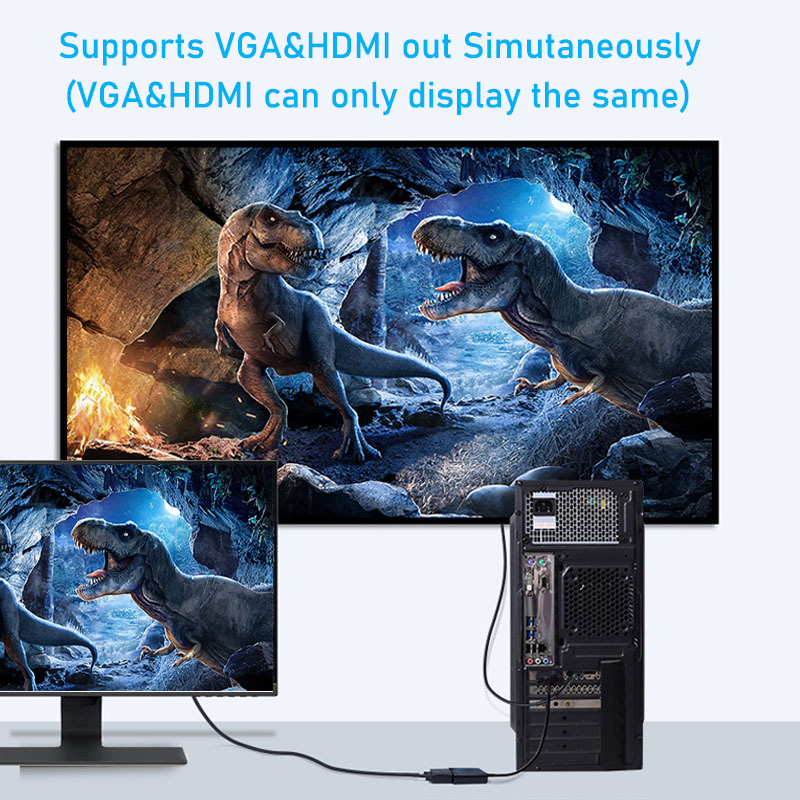 Konwerter rozdzielacza DVI na  – Hdmi Vga Adapter recenzja i cena